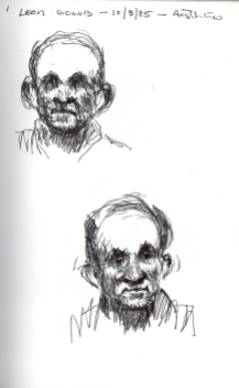 Sketchbook D 1 - Portrait of Leon Golub -1985 100dpi rev