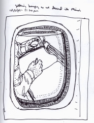 Sketchbook S 22 - Airplane - Reflection in window airplane